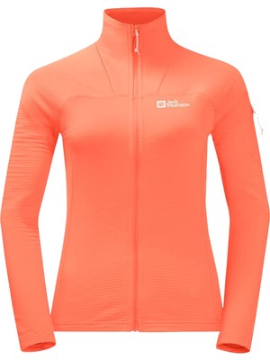 Jack Wolfskin Prelight Fz Kadın Sarı Polar Ceket