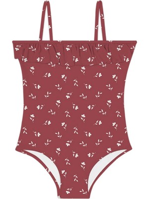 Slipstop Kız Çocuk Flor Junior Swimsuit Mayo