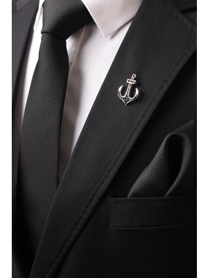 Esgue Taşlı Çapa Broş