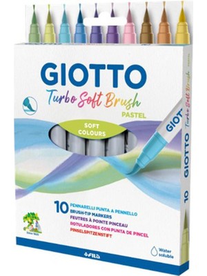 Giotto Turbo Soft Brush 10 Pastel Renk