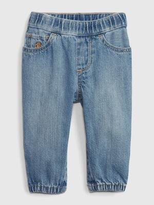 Gap Erkek Bebek Mavi Pull-On Bubble Jean Pantolon