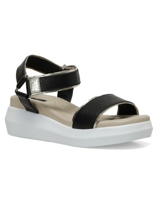 Nine West Mecar2 4fx Siyah Kadın Comfort Sandalet