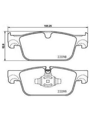 Fren Balatası Volvo S60 Iıı; S90 Iı; V60 Cross Country II;V60II;V90 Cross Country GDB2221