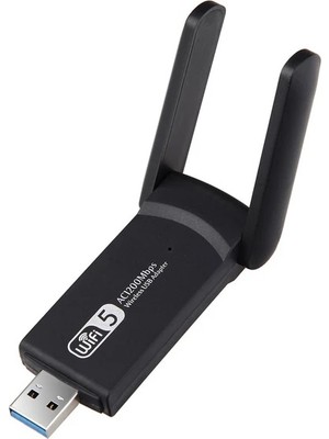 Alfalink Al-Wf5 USB 3.0 Dual Band 1300MHZ Çift Anten Kablosuz Adaptör