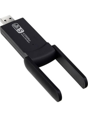 Alfalink Al-Wf5 USB 3.0 Dual Band 1300MHZ Çift Anten Kablosuz Adaptör