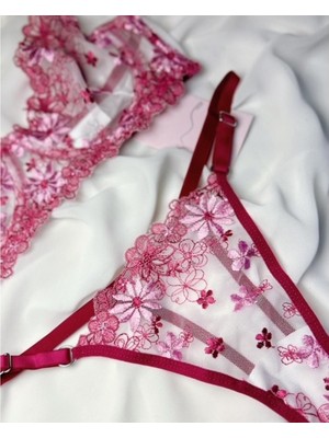 Es Lingerie Bloom Bralet Takım