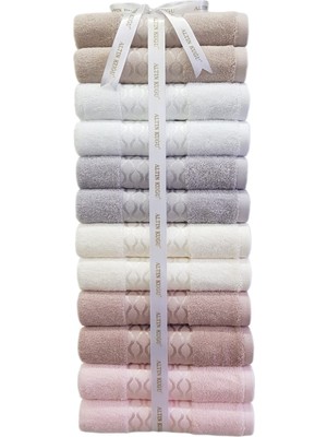 Özdilek Yüz Havlusu Elissa Yüz Havlusu 12 Adet-6 Renk- 50X80 cm Pamuklu 100% Pamuk Type 1 50 x 80 Çizgili S