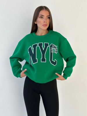 Seda Fidan Butik Nyc Üç Iplik Sweat Yeşil