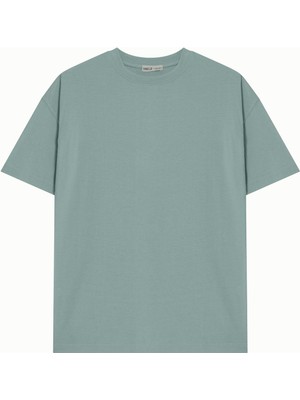 Hanclo Yaz Renkleri 2'li Paket Basic Avrupa Kalıp/oversize Fit Kesim Bisiklet Yaka Kısa Kollu T-Shirt