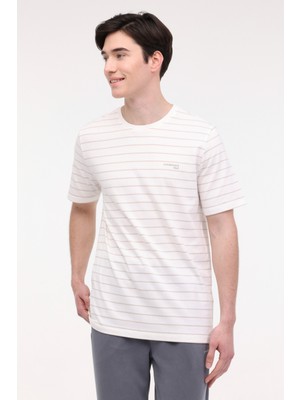 Lumberjack Ml Magnus 11Itl1073 4Fx Beyaz Erkek Kısa Kol T-Shirt