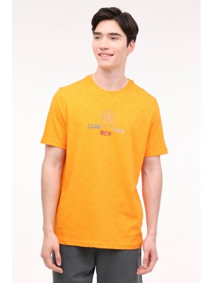 Lumberjack Ml Forest 11Urb343-066 4F Turuncu Erkek Kısa Kol T-Shirt