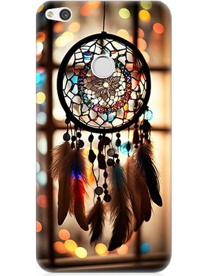 Teknomeg Huawei P9 Lite 2017 Uyumlu Düş Kapanı Dreamcatcher Desenli Silikon Kılıf