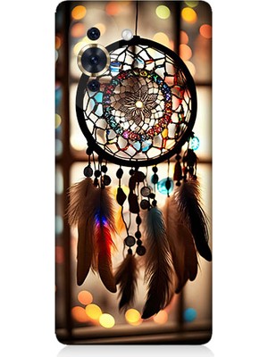 Teknomeg Tecno Nova 10 Uyumlu Düş Kapanı Dreamcatcher Desenli Silikon Kılıf