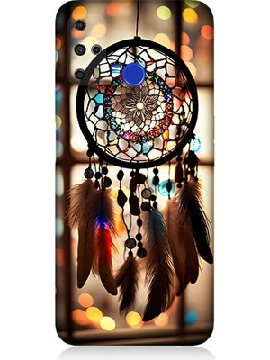 Teknomeg Reeder P13 Blue Max Pro Lite Uyumlu Düş Kapanı Dreamcatcher Desenli Silikon Kılıf
