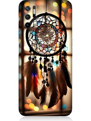 Teknomeg Xiaomi Poco M3 Pro Uyumlu Düş Kapanı Dreamcatcher Desenli Silikon Kılıf