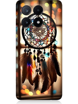 Teknomeg Xiaomi Poco X6 Pro Uyumlu Düş Kapanı Dreamcatcher Desenli Silikon Kılıf