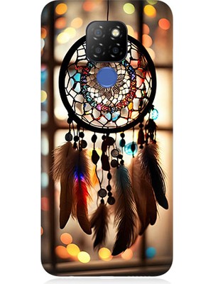 Teknomeg General Mobile GM20 Uyumlu Düş Kapanı Dreamcatcher Desenli Silikon Kılıf