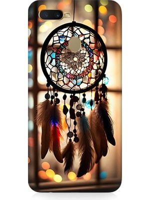 Teknomeg Oppo Ax7 Uyumlu Düş Kapanı Dreamcatcher Desenli Silikon Kılıf