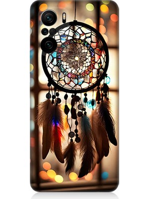 Teknomeg Xiaomi Poco F3 Uyumlu Düş Kapanı Dreamcatcher Desenli Silikon Kılıf