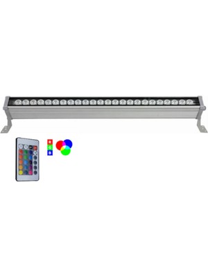 Ledmira LED 30 cm Rgb Wallwasher Kumandalı 16 Renk LED Aydınlatma 9 Watt