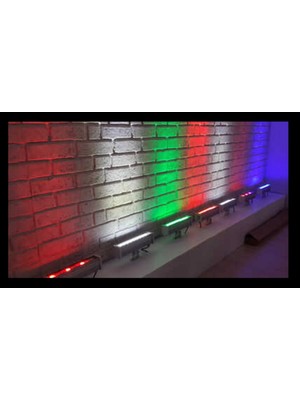 Ledmira 12 Watt 35 cm Rgb Wallwasher Kumandalı 16 Renk LED Aydınlatma LED