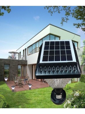 Cata Güneş Enerji 30W Solar Set Üstü Bahçe Armatürü CT-7315 E27 0 - 250 Watt