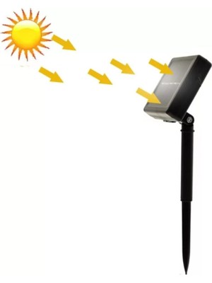 Mediatech 0 - 250 Watt Çiçek Motifli Güneş Enerjili LED Solar Bahçe, Ağaç Işıldağı Çok Renkli (Multicolor) Re