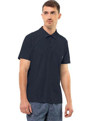 Jack Wolfskin Terral Erkek Kısa Kollu Polo T-Shirt