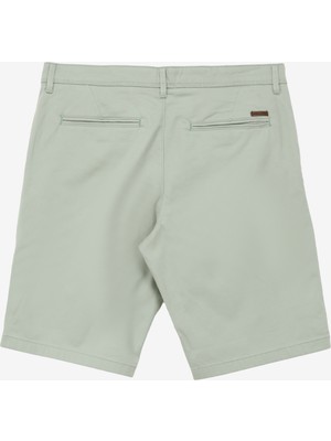 Jack & Jones Yeşil Erkek Regular Fit Duble Paça Chino Şort Jpstbowıe Jjshorts Solıd Sn