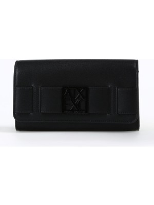 Armani Exchange Siyah Kadın 10,5X19X4 cm Cüzdan 9485720A87400020