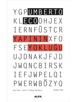 Yapının Yokluğu