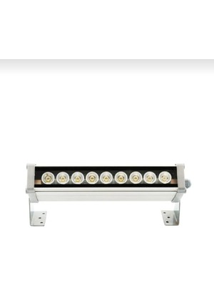 Adaled 24 Watt 65 cm LED Dış Mekan Duvar Ağac Cami Bina Cephe Boyama Wallwasher Armatür Mavi Su Geçirmez B