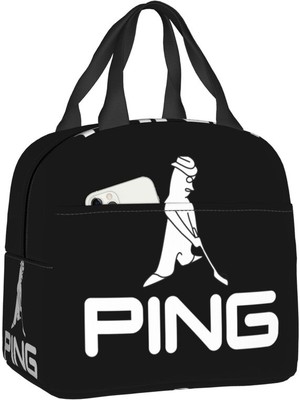 Yuying Shop No.13 Tarzı 22X20X13CM Golf Logo Öğle Yemeği Çantası Taşınabilir Termal Soğutucu Yalıtımlı Yemek Kabı Kadınlar Çocuklar Için Çalışma Okul Seyahat Tote Gıda Çantaları (Yurt Dışından)