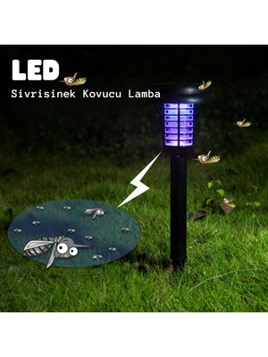 YeniTech LED Aydınlatma Solar Güneş Enerjili LED Aydınlatma ve Sinek Kovucu Bahçe Lambası
