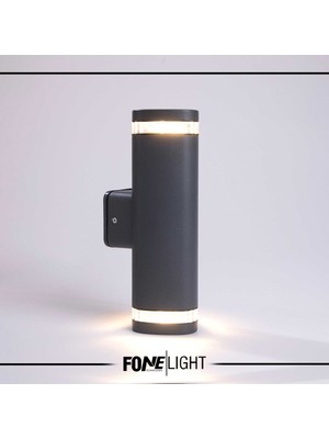 FoneLight Aplikler Çift Yönlü LED Iç Mekan ve Dış Mekan Duvar Aplik - IP65 Toz ve Su Geçirmez, Paslanmaz Duva