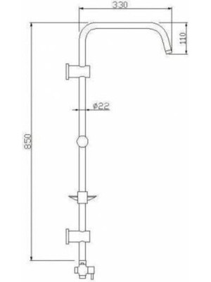 Tema Duş Seti Rain Quadro Tepe Duş Seti Rain Pratik Quadro - Tepe Duş Seti - Yağmurlama Duş 53240 - 5326