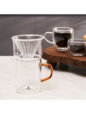 Karaca Draco Dripper Kahve/filtre Kahve Demleme Ekipmanı 450 ml Orange