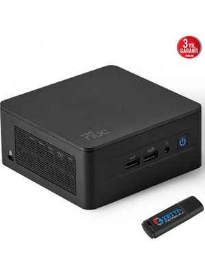 Asus NUC13 Pro Tall Kit Intel Core Vpro® 1350P 16GB 2tb SSD Freedos Wifi/bluetooth/thunderbolt Mini Bilgisayar NUC13L3HVF08 + Zetta Flash Bellek