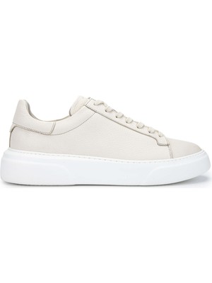 Tamer Tanca Erkek Deri Bej Sneakers & Spor Ayakkabı 04 2501 Erk Ayk Y23 Bej Fltr