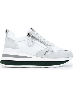 Tamer Tanca Kadın Deri Beyaz Sneakers & Spor Ayakkabı 923 1021 Bn Ayk Y24 Beyaz Kmbn