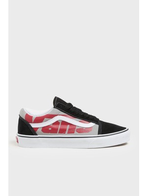 VANS OLD SKOOL VN000CT8BA21 ERKEK GRİ-KIRMIZI Günlük Sneaker Ayakkabı