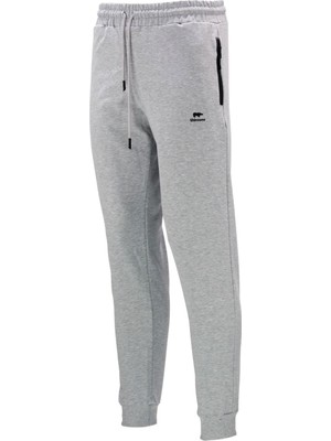 Shinzone Erkek Düz Paça Mevsimlik Lastikli Gri Eşofman Altı