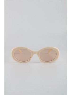 Silvio Monetti Krem UV400 Filtre Kadın Güneş Gözlüğü 615344