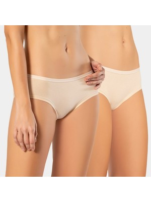 Türen Kadın Likralı 2'li Pamuklu Hipster Külot 918/TEN-TEN