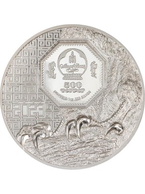 AgaKulche Mongolian Falcon 2023 1 Ons 31.10 Gram Gümüş Sikke Coin (999)