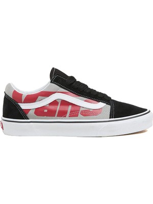 VANS OLD SKOOL VN000CT8BA21 ERKEK GRİ-KIRMIZI Günlük Sneaker Ayakkabı