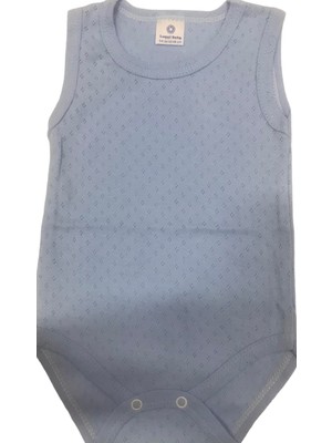 Luggi Baby Atlet Body Jakarlı Mavi Noktalı