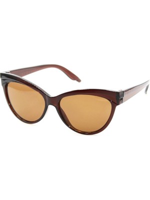 Silvio Monetti Kahverengi Kahverengi UV400 Kadın Güneş Gözlüğü 615366