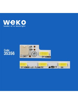 OEM WKSET-5632 35356X1 V290B1-LE1-TLEM5  1 Adet LED Bar (24LED)