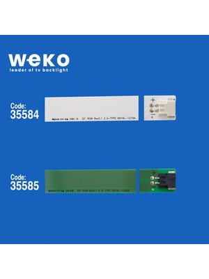 Weko WKSET-5557 35584X2 35585X2 32 Row Rev0.9 2 4 Adet LED Bar Byr  [byrtek]